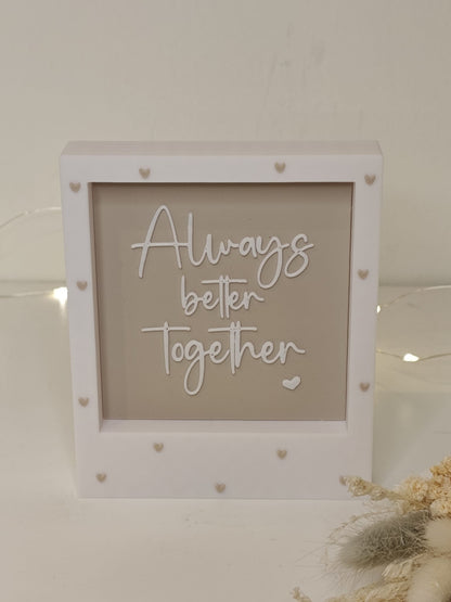 Happy Little Quote Rahmen – Statement 2 Go | Wechselrahmen mit Magnet