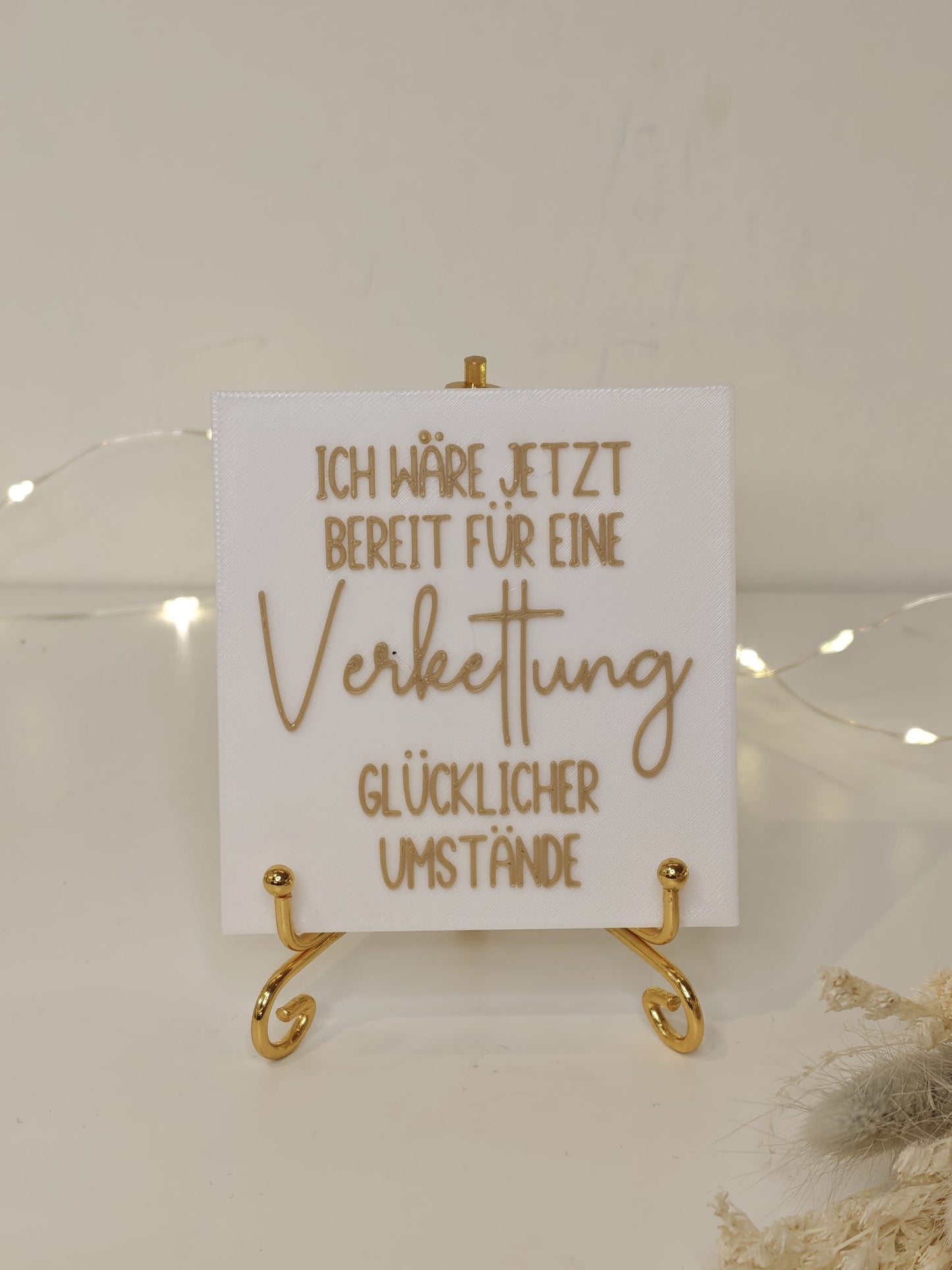 Statement2Go - Inlet "Ich wäre jetzt bereit für eine Verkettung glücklicher Umstände"