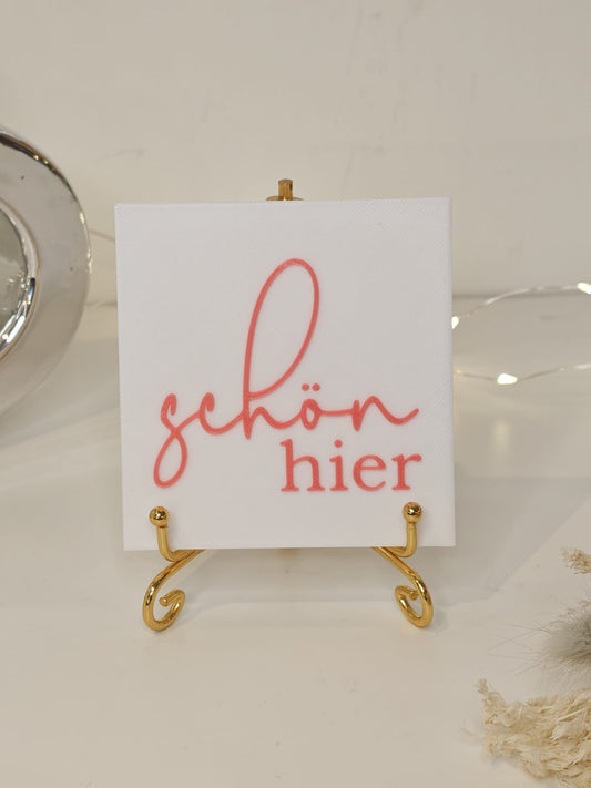 Statement2Go - Inlet "schön hier"