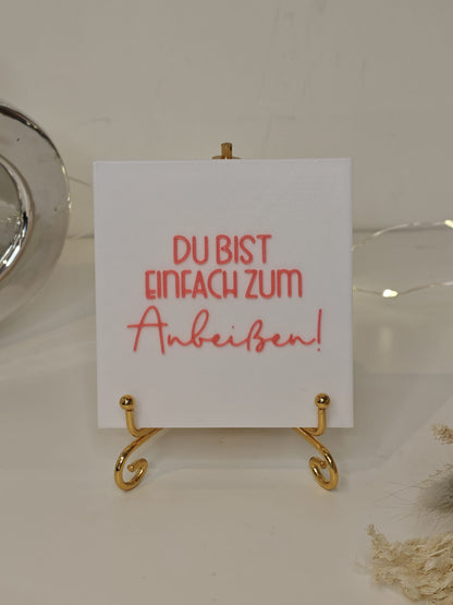 Statement2Go - Inlet "Du bist einfach zum Anbeißen"