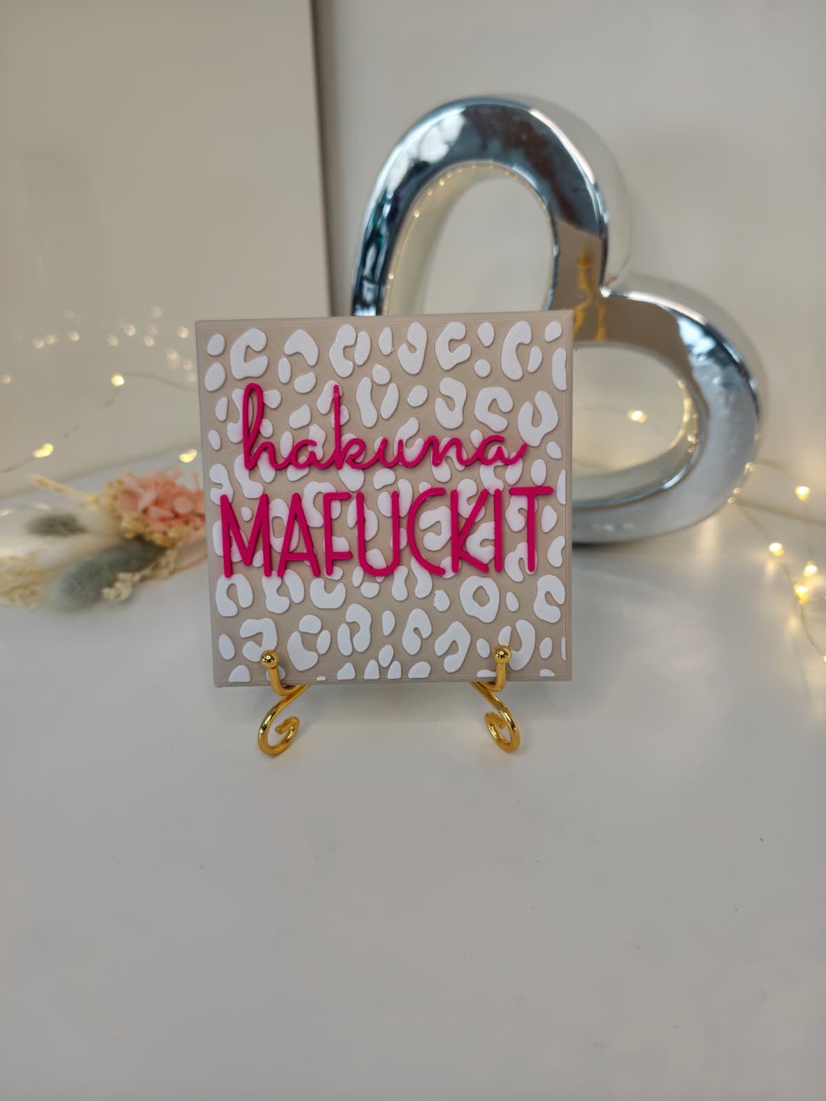 Sprüchekachel "Hakuna Mafuckit"