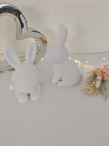Osterhase Deko modern – Fuzzy Hase klein & XXL | minimalistische Osterdeko im Set oder einzeln