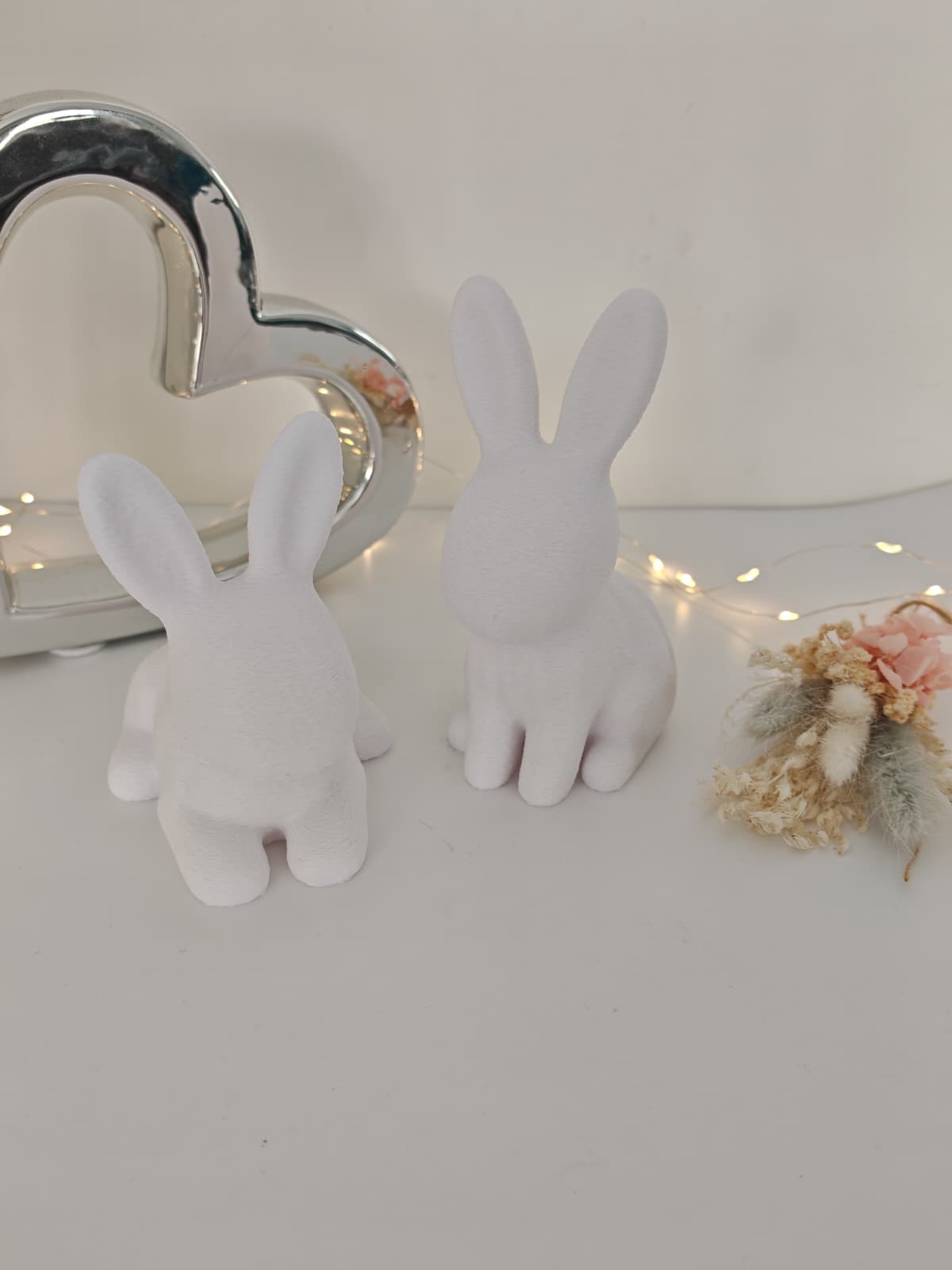 Osterhase Deko modern – Fuzzy Hase klein & XXL | minimalistische Osterdeko im Set oder einzeln