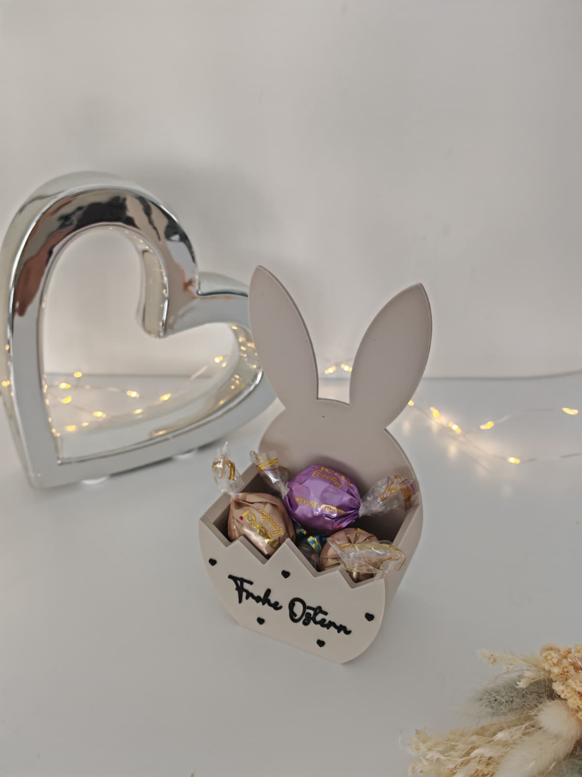 Hasenkörbchen mit Ohren – Osterkörbchen in 2 Größen zur Auswahl | „Frohe Ostern“ oder „Für dich“ | moderne Osterdeko