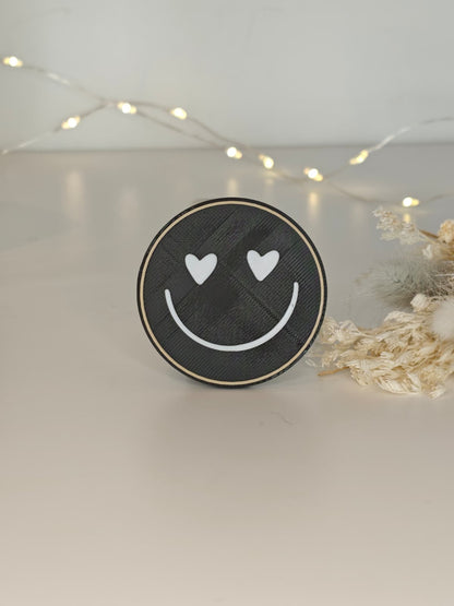 Leo Magnet auf Dekoplatte – stilvoller Magnet mit Statement