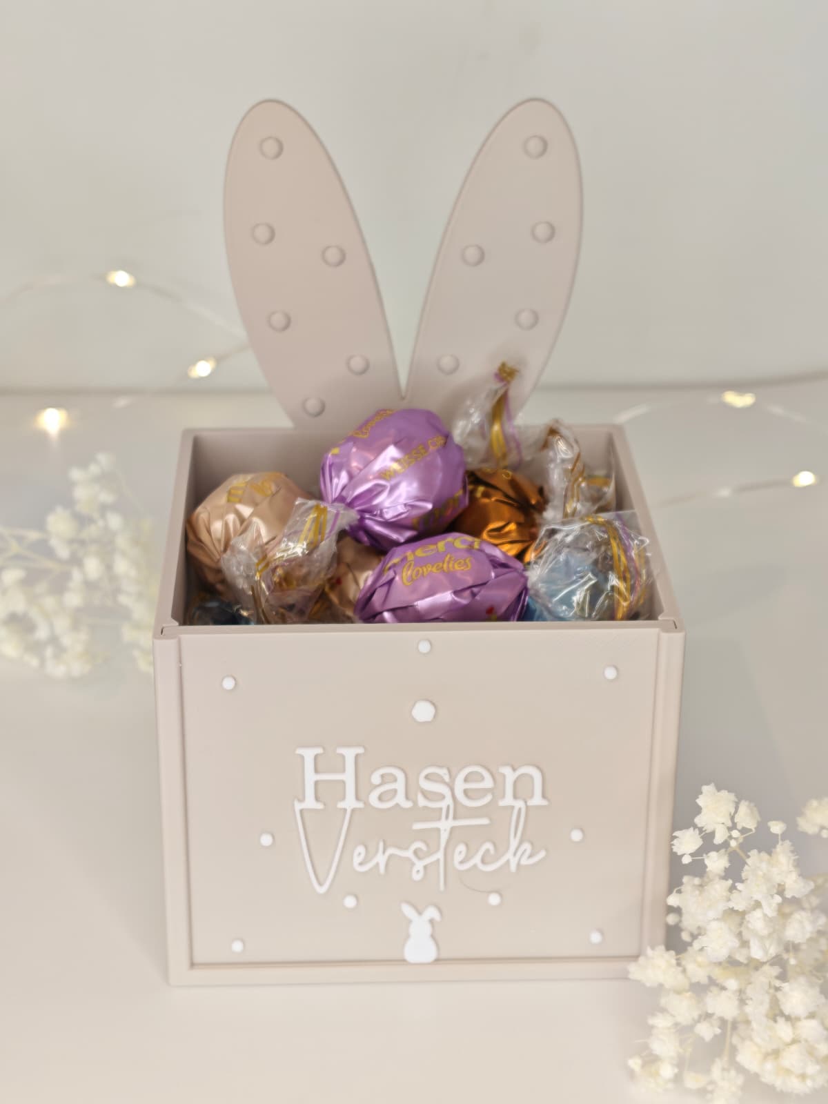 Hasenbox mit Wechsel-Front