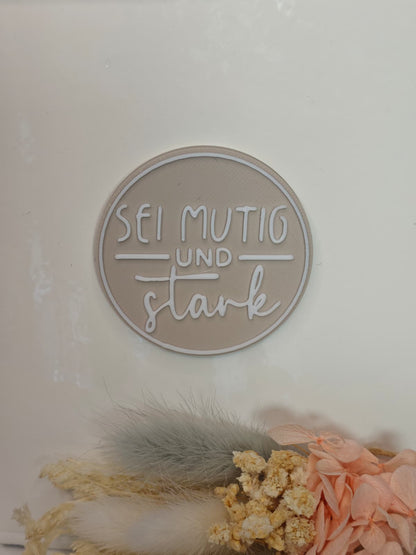 Geschenk zur Einschulung – Magnet mit stärkenden Sprüchen | Schulkind, ABC-Profi, Du bist wunderbar