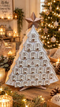 Adventskalender in Tannenbaumform mit 24 Schubladen von CozyLabs Design