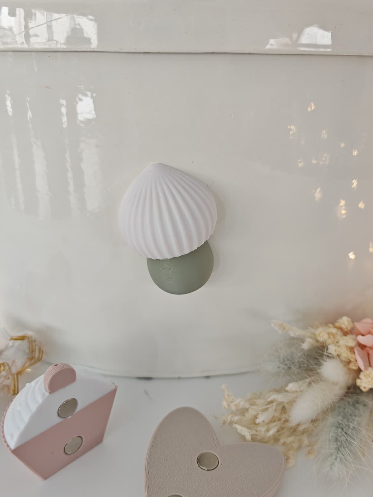 Kleine Glücks-Magnete – Schweinchen, Herz, Glückspilz & Cupcake