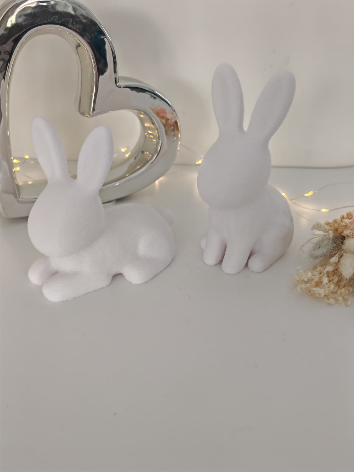 Osterhase Deko modern – Fuzzy Hase klein & XXL | minimalistische Osterdeko im Set oder einzeln