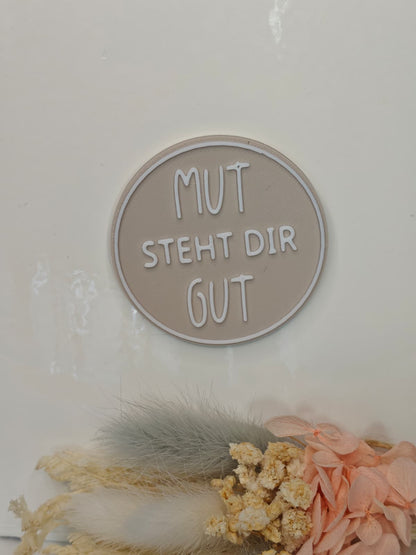 Geschenk zur Einschulung – Magnet mit stärkenden Sprüchen | Schulkind, ABC-Profi, Du bist wunderbar