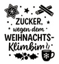 Plätzchenglas mit Spruch – kleines Glas für Kekse, Naschis & Weihnachtszauber