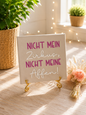Sprüchekachel „Nicht mein Zirkus - nicht meine Affen“ von CozyLabs Design