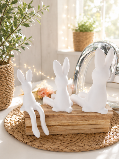 Kantenhocker Hase als dekorative Frühlingsdeko von CozyLabs Design