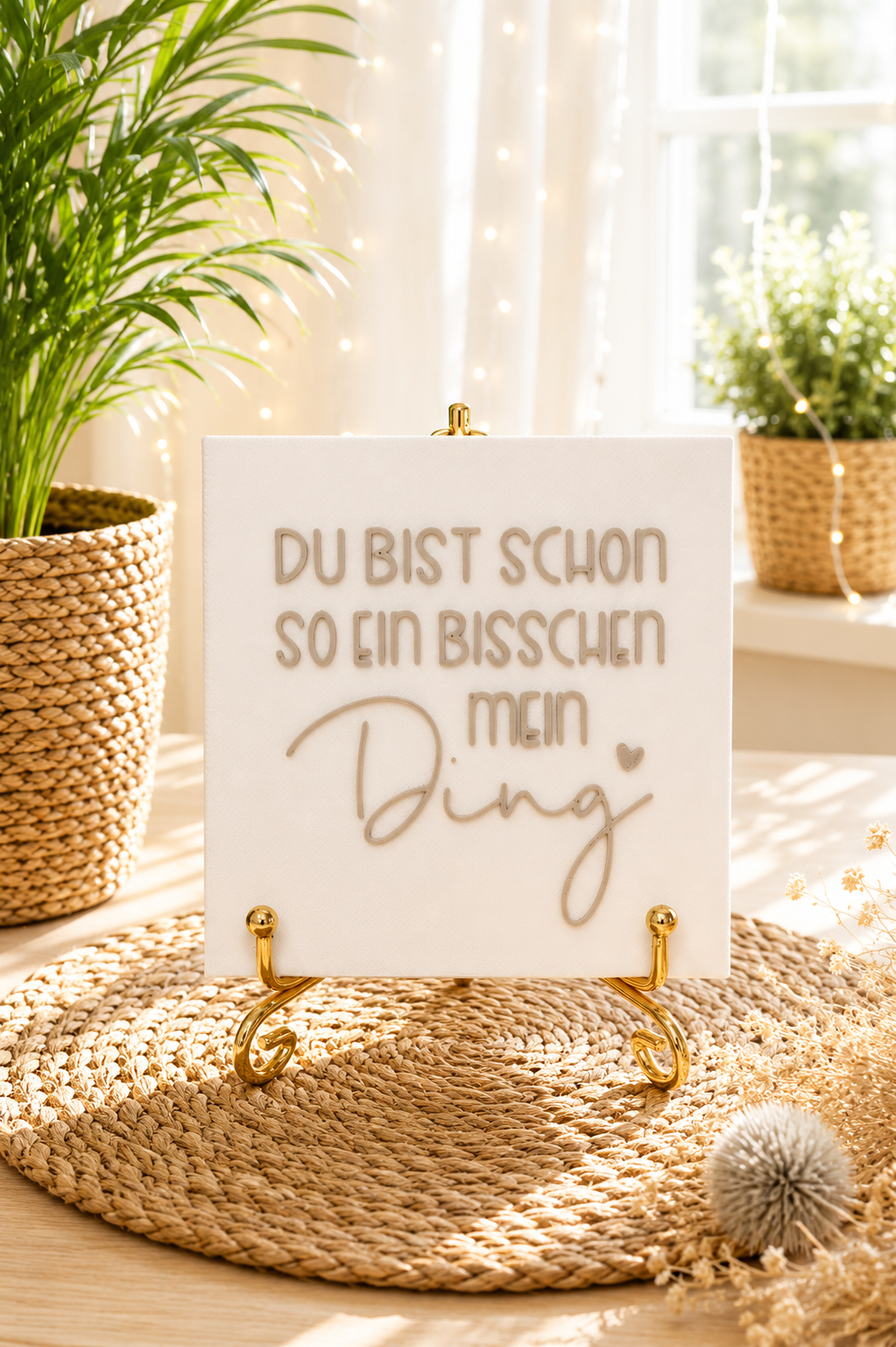 Magnetrahmen-Inlet „Du bist schon so ein bisschen mein Ding“