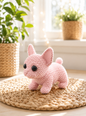 Frenchie-Welpe in Strickoptik von CozyLabs Design