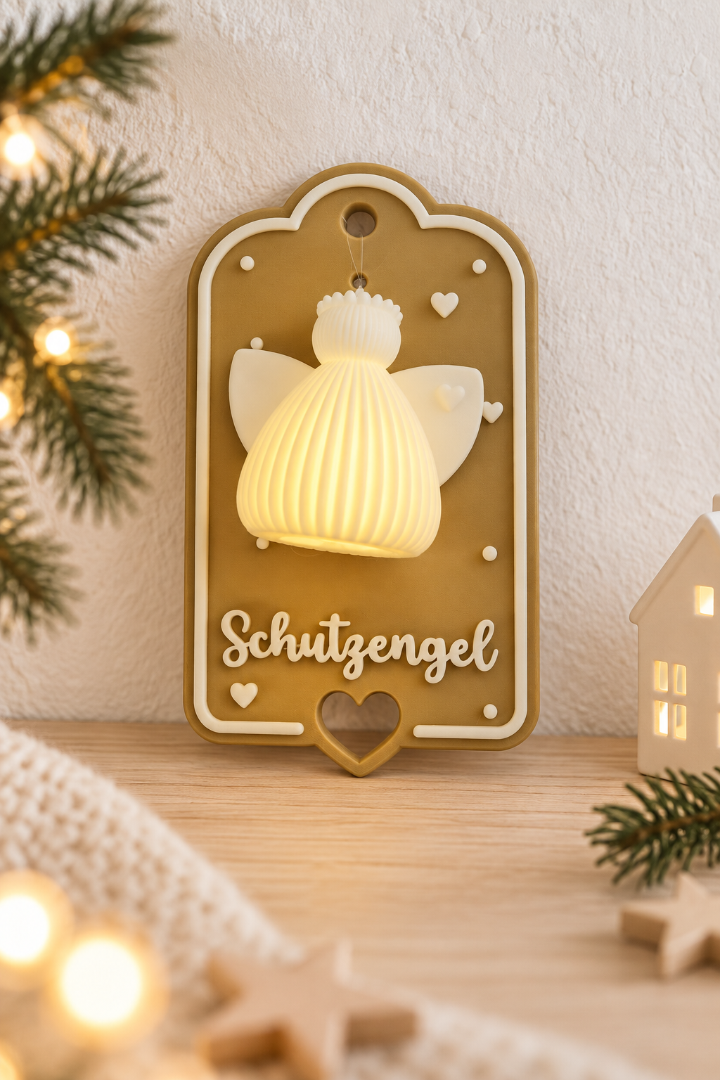 Paulinchen – Schutzengel für Licht (Anhänger mit LED-Kugellicht)