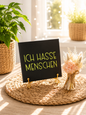 Sprüchekachel „Ich hasse Menschen“ von CozyLabs Design