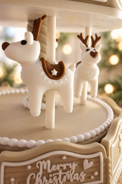 Ein Hauch Kindheitszauber – Das magische Weihnachts-Karussell