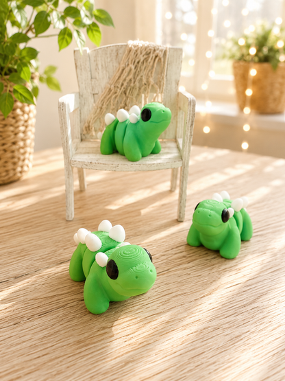 Snuggliez Baby Stegosaurus – bewegliche Flexi-Figur für kleine Dino-Fans von CozyLabs Design