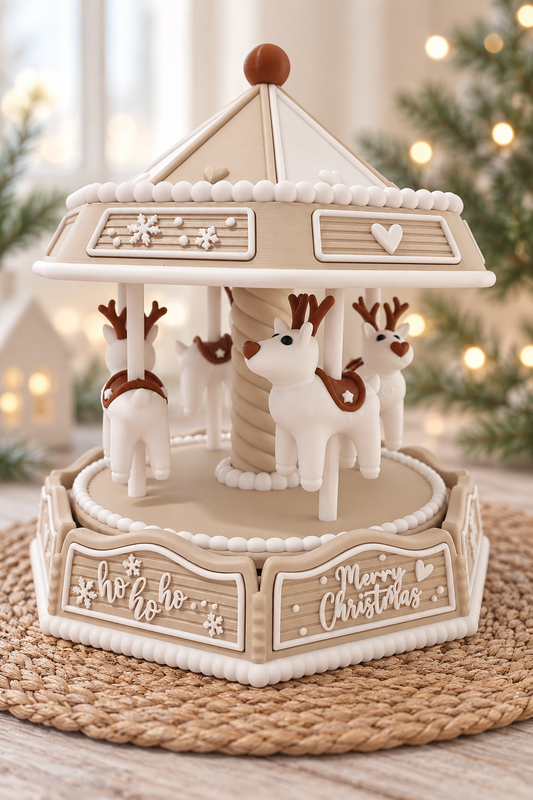 Ein Hauch Kindheitszauber – Das magische Weihnachts-Karussell