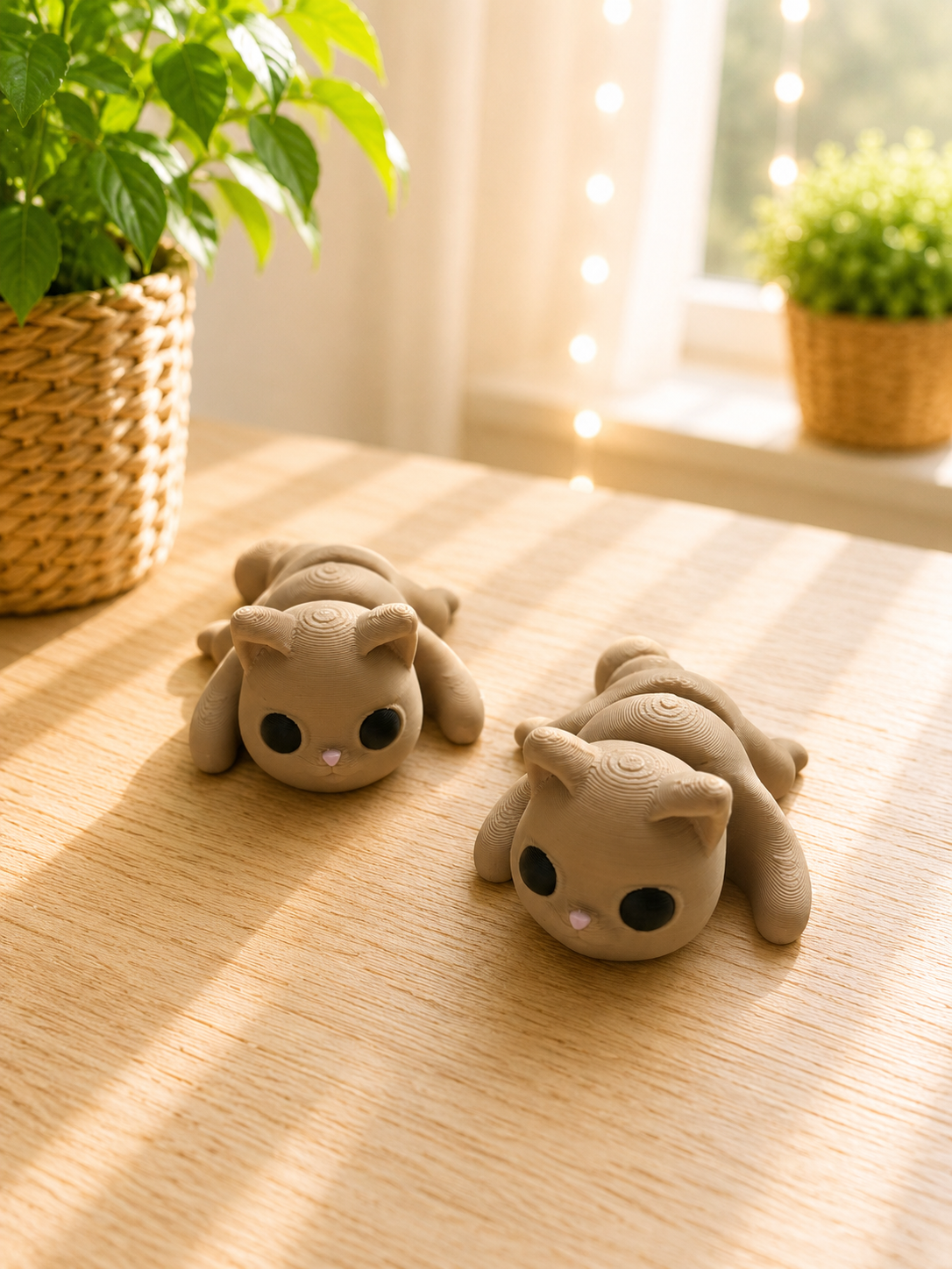 Snuggliez Baby Katze – bewegliche Flexi-Figur für Katzenfans von CozyLabs Design
