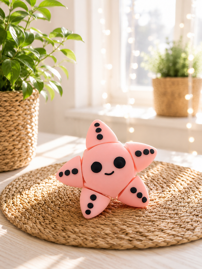 Snuggliez Baby Seestern – bewegliche Flexi-Figur für kleine Meeresfans von CozyLabs Design