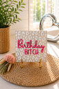 Sprüchekachel „Birthday Bitch“ von CozyLabs Design