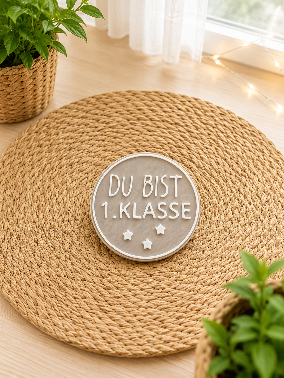 Schulkind-Magnet zur Einschulung in Wunschfarbe von CozyLabs Design