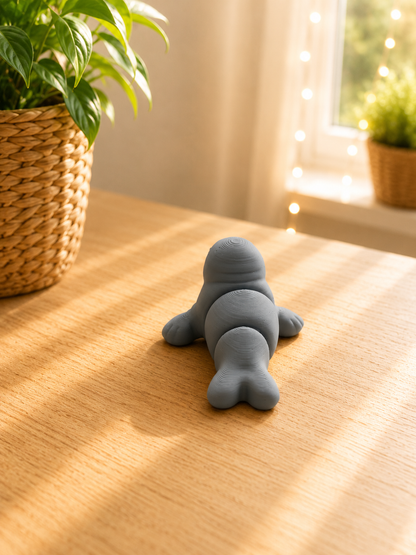 Snuggliez Baby Seerobbe – bewegliche Flexi-Figur für kleine Meeresfans von CozyLabs Design