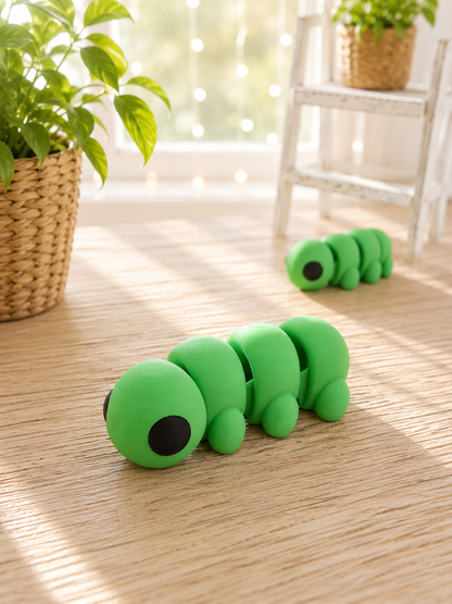 Snuggliez Baby Raupe – bewegliche Flexi-Figur zum Sammeln, Spielen & Verschenken von CozyLabs Design
