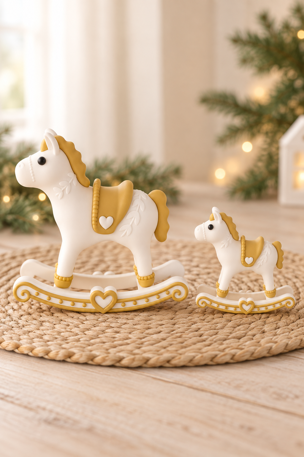 Schaukelpferd – Groß & Klein | Zauberhafte Hygge-Weihnachtsdeko