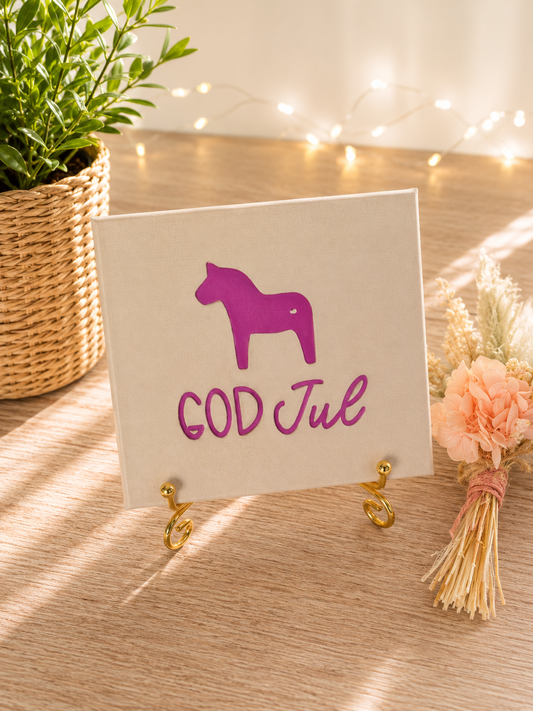 Sprüchekachel „God Jul“ von CozyLabs Design