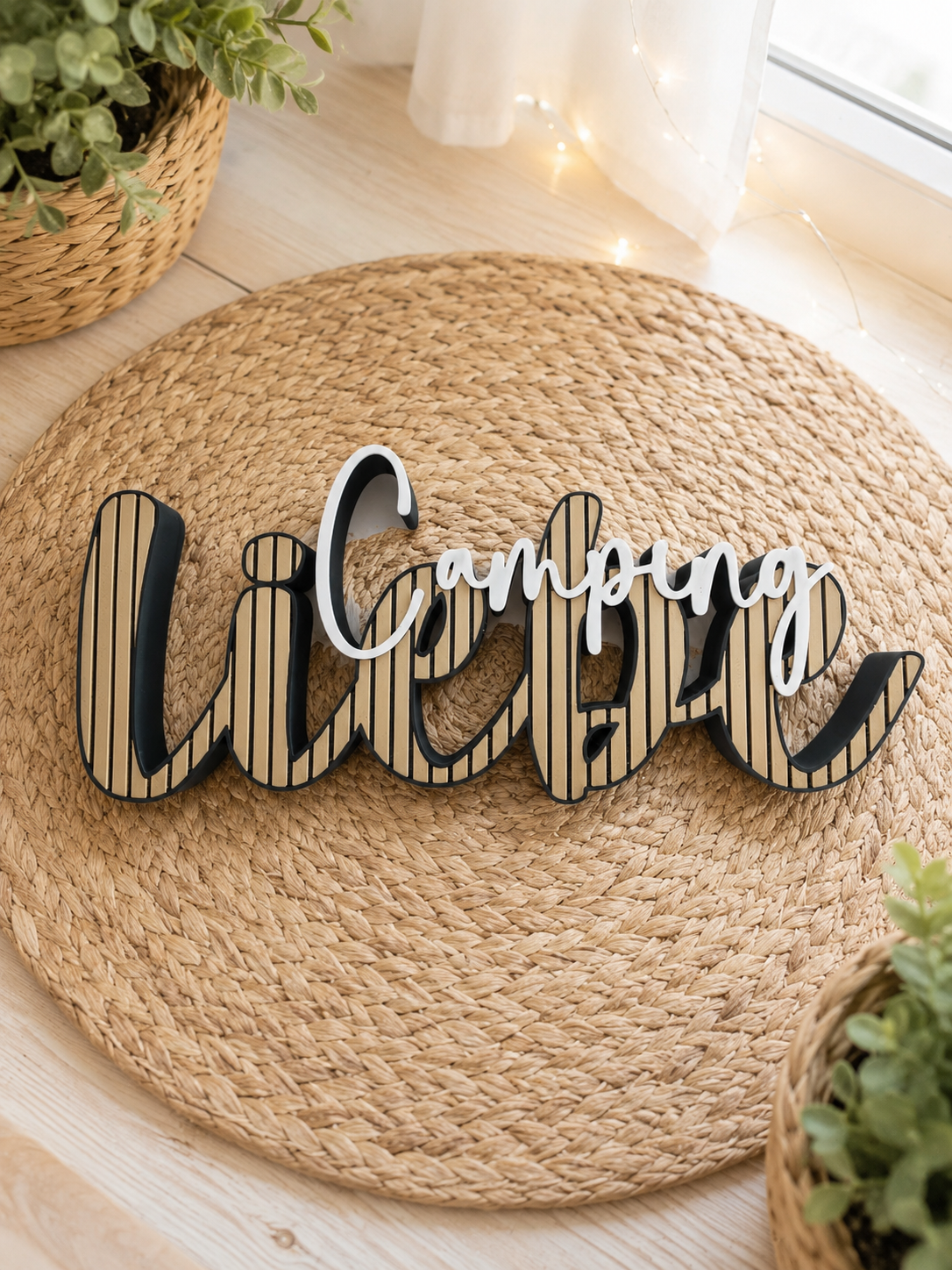 Camping Liebe Aufsteller als Camping-Deko von CozyLabs Design
