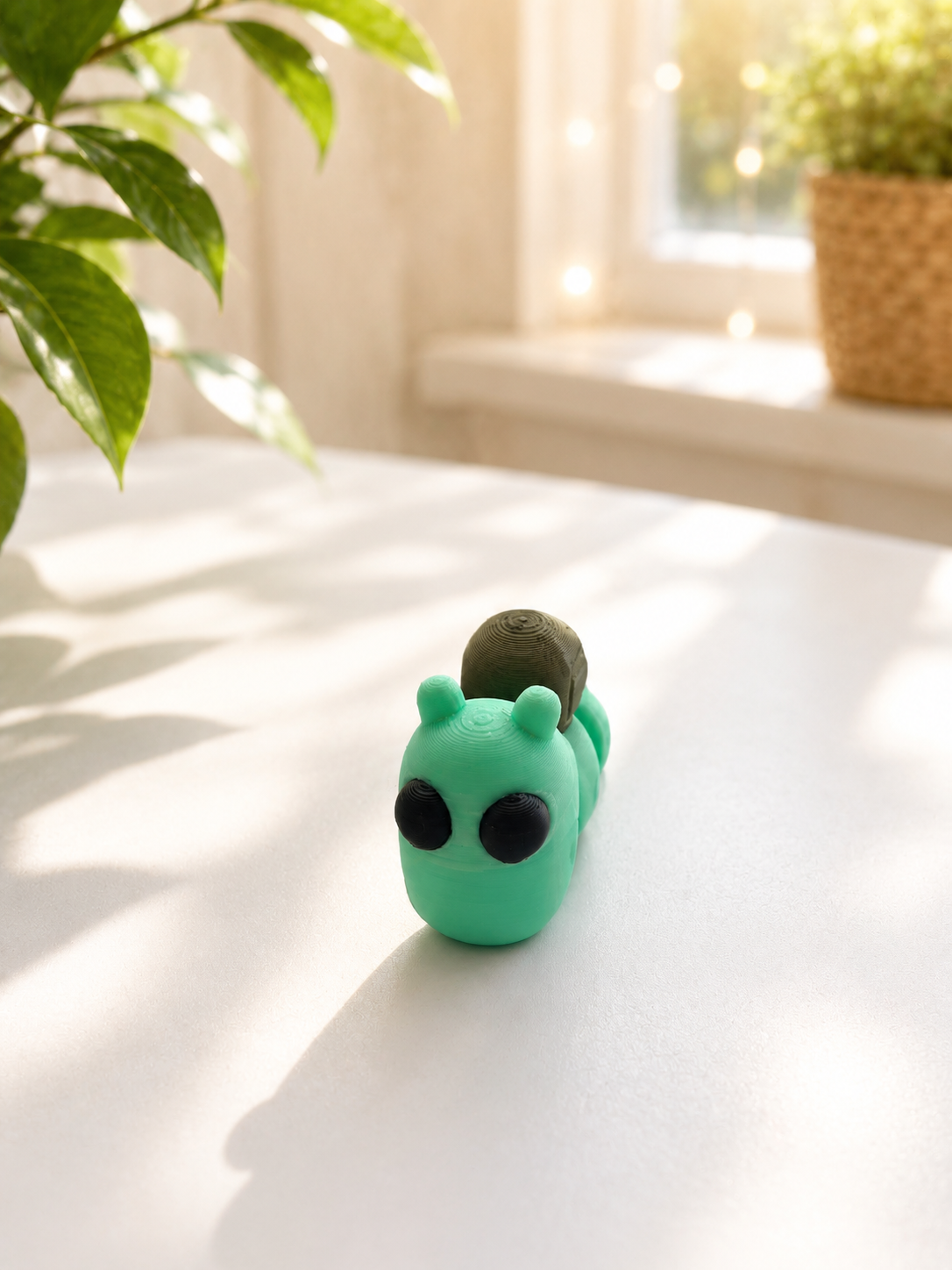 Snuggliez Baby Schnecke – bewegliche Flexi-Figur zum Sammeln, Verschenken & Liebhaben von CozyLabs Design