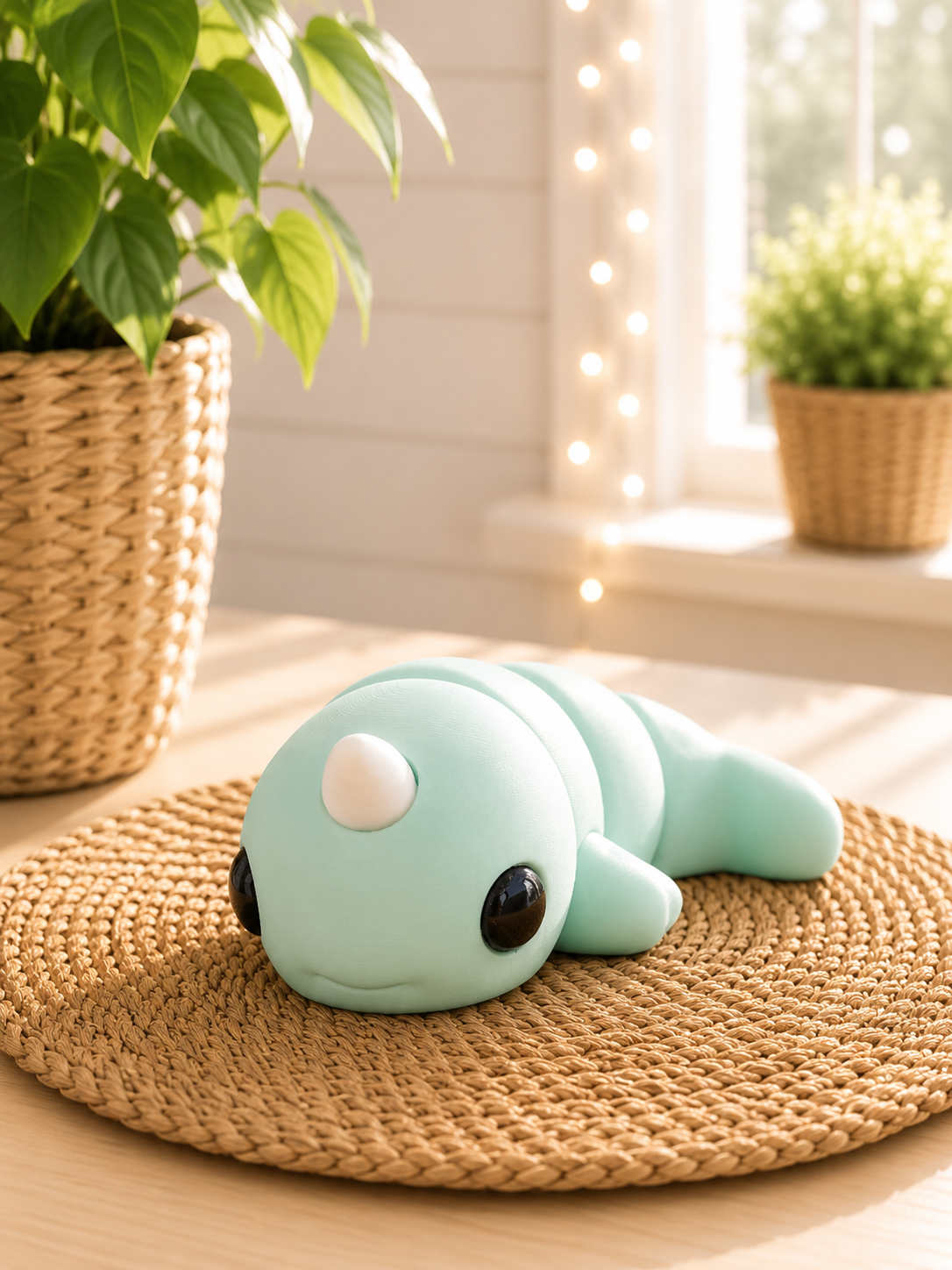 Snuggliez Baby Narwal von CozyLabs Design, kleiner beweglicher Unterwasser-Freund aus dem 3D-Druck