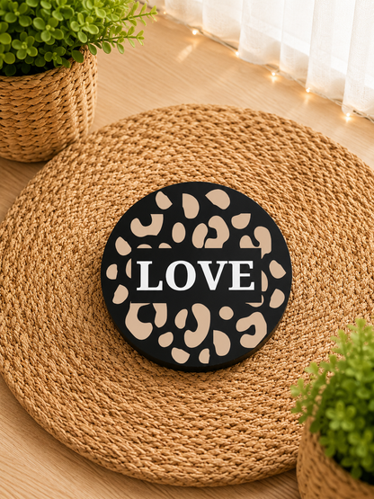 Leoparden-Magnet mit Statement als Geschenk von CozyLabs Design