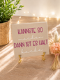 Sprüchekachel „Kannste so machen. Dann ist es halt kacke“ von CozyLabs Design