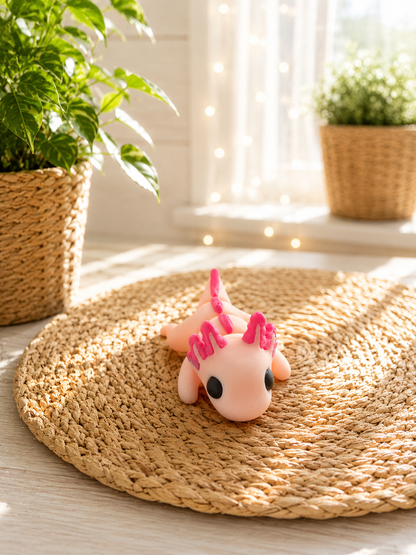 Snuggliez Baby Axolotl – bewegliche Flexi-Figur für kleine Meeresfans von CozyLabs Design