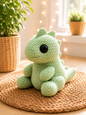Baby-Dino in Strickoptik von CozyLabs Design