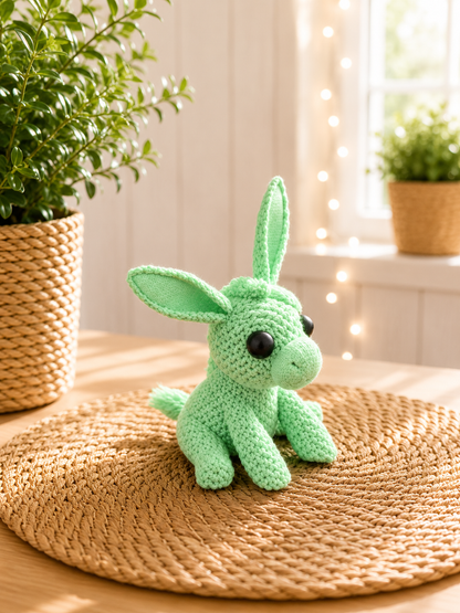 Esel in Strickoptik als Geschenkidee von CozyLabs Design