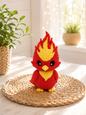 Phönix-Figur in Strickoptik von CozyLabs Design