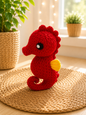 Seepferdchen-Figur in Strickoptik von CozyLabs Design