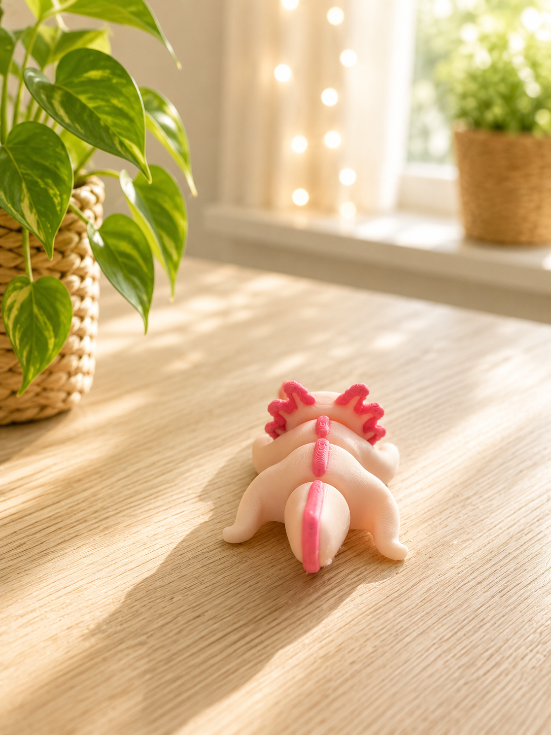 Snuggliez Baby Axolotl – bewegliche Flexi-Figur für kleine Meeresfans von CozyLabs Design