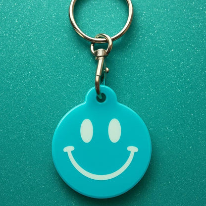 Smiley-Schlüsselanhänger „Sunny“ für Schlüsselbund und Tasche von CozyLabs Design