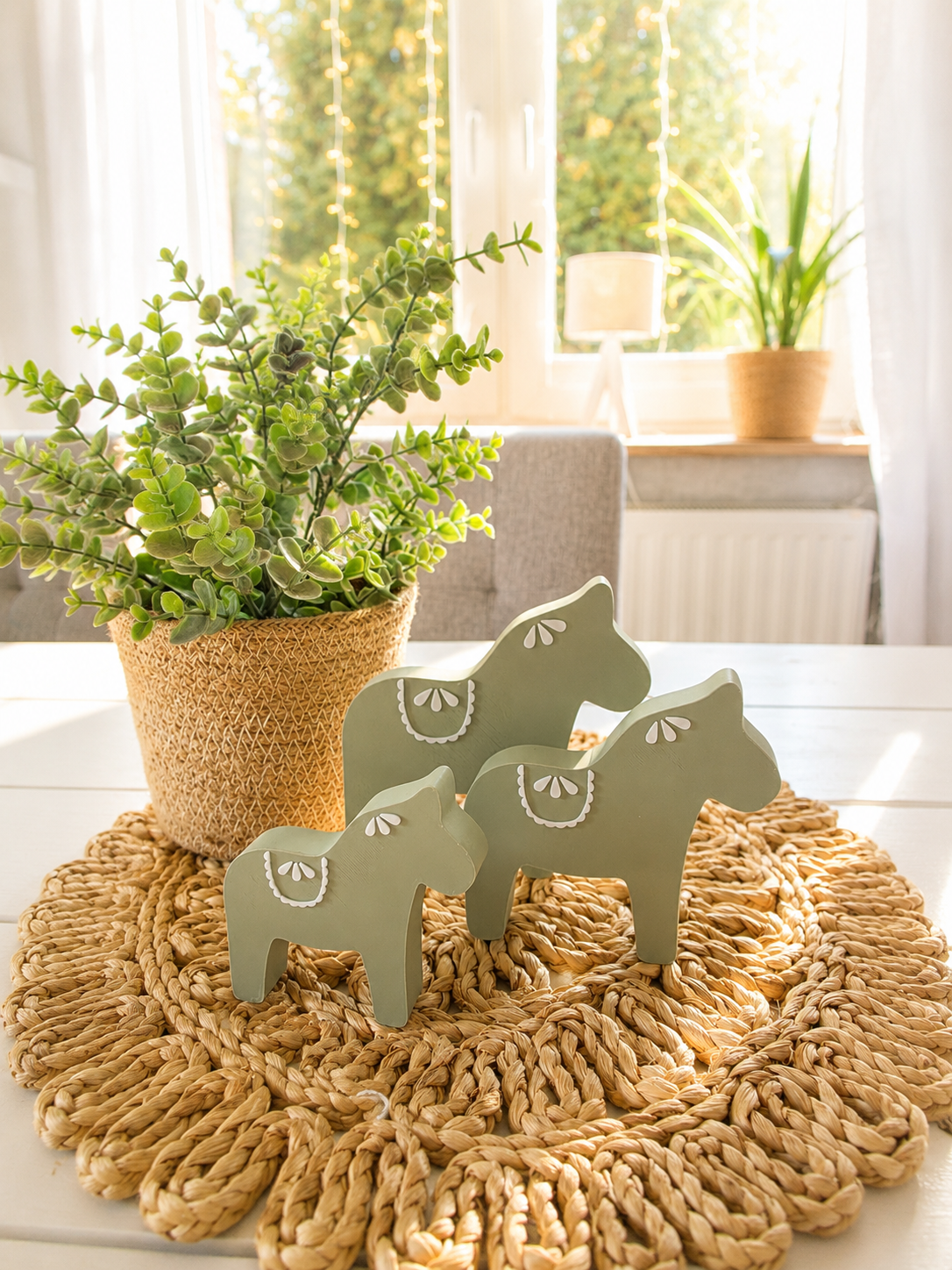 Dala Pferd Deko – skandinavisches Deko-Pferd in 3 Größen oder als Set von CozyLabs Design