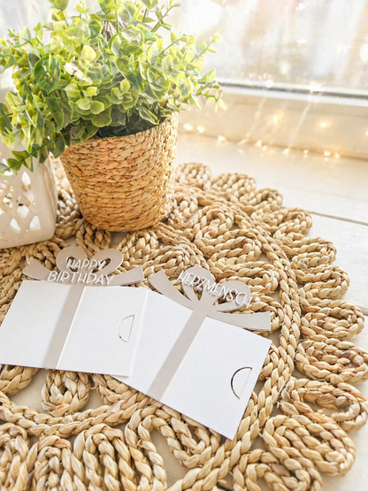 Gutscheinkartenhalter Geschenkbox – personalisierbar | Geldgeschenk & Gutschein kreativ verpacken | Für Dich, Herzensmensch, Wunschfüller