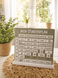 Magnetischer Stundenplan mit Clips – zauberhafte Schulorganisation fürs Kinderzimmer von CozyLabs Design