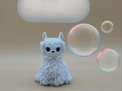 Kleines niedliches Lama in Strickoptik  liebevolle Miniaturfigur als Geschenk, Deko oder für das Kinderzimmer