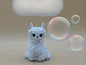 Kleines niedliches Lama in Strickoptik  liebevolle Miniaturfigur als Geschenk, Deko oder für das Kinderzimmer